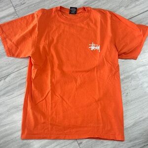 Stussy Vibrant Orange Short Sleeve Tee